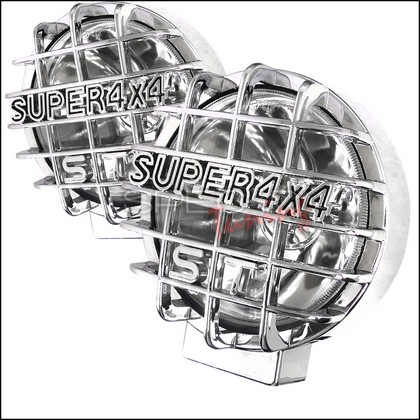 Spec-D Universal 6.5" Round Work Lamps with Chrome Mesh Guards Spec-D Universal 6.5" Round Work Lamps with Chrome Mesh Guards